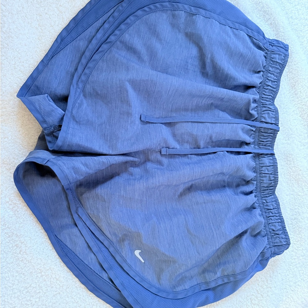Nike Heathered Blue Running Shorts